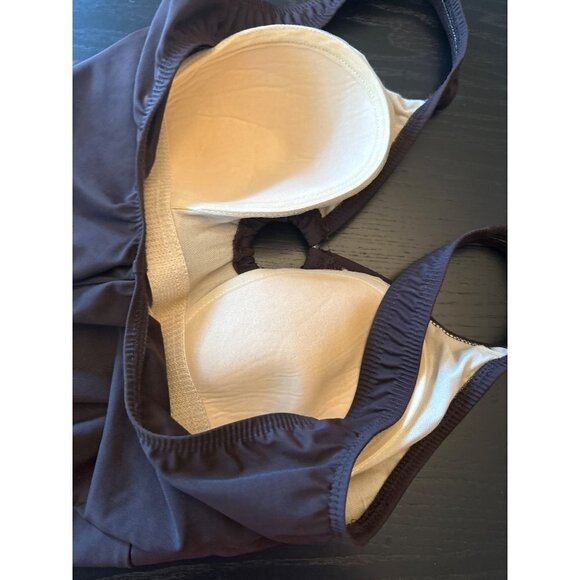 NWT Vintage 1980s Shore Shapes Brown Swimsuit Size 12 Made in USA - Picture 8 of 9